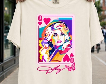 Dolly Parton Country Queen Shirt, Dolly Parton Butterfly  Shirt, Dolly Parton Portrait Tee, Country Music T-Shirt, Dolly Forever Shirt