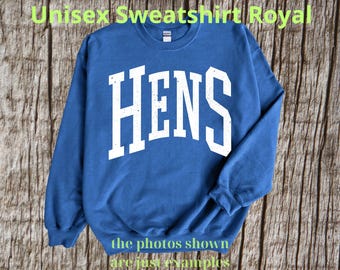 Vintage Hens T-Shirt, Hens football tee, Hens Mascot Shirt, Hens Gameday Shirt, Hens Shirt, Hens Team Shirt, Go Hens, mascot Hens