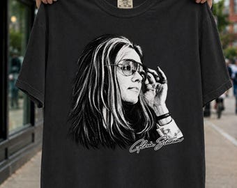 Gloria Steinem Shirt, Feminist Icon Tee, Women's Rights Shirt, Feminist Activist T-Shirt, Women's History Gift, Equality Tee