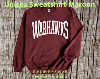 Vintage Warhawks T-Shirt, Warhawks Mascot Shirt, Warhawks Gameday Shirt, Warhawks Shirt, Warhawks Team Shirt, Go Warhawks