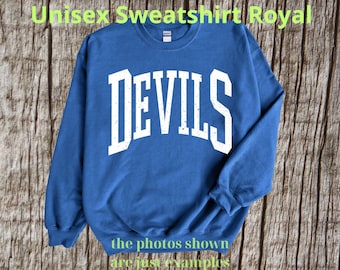 Vintage Devils T-Shirt, Devils Mascot Shirt, Devils Gameday Shirt, Devils Shirt, Devils Team Shirt, Go Devils, mascot Devils