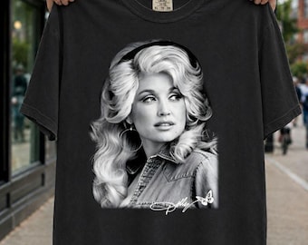 Dolly Parton Shirt, Dolly Parton Portrait Tee, Country Music T-Shirt, Retro Cowgirl Shirt, Western Music Fan Gift #3