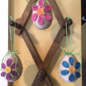 Daisy Easter eggs set of three