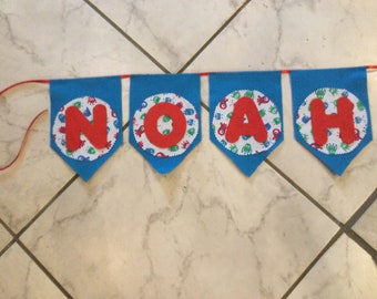 Boys pennant banner