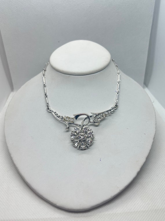 Coro signed Rhinestone Necklace