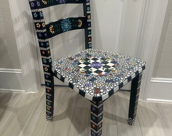 Hand painted chair