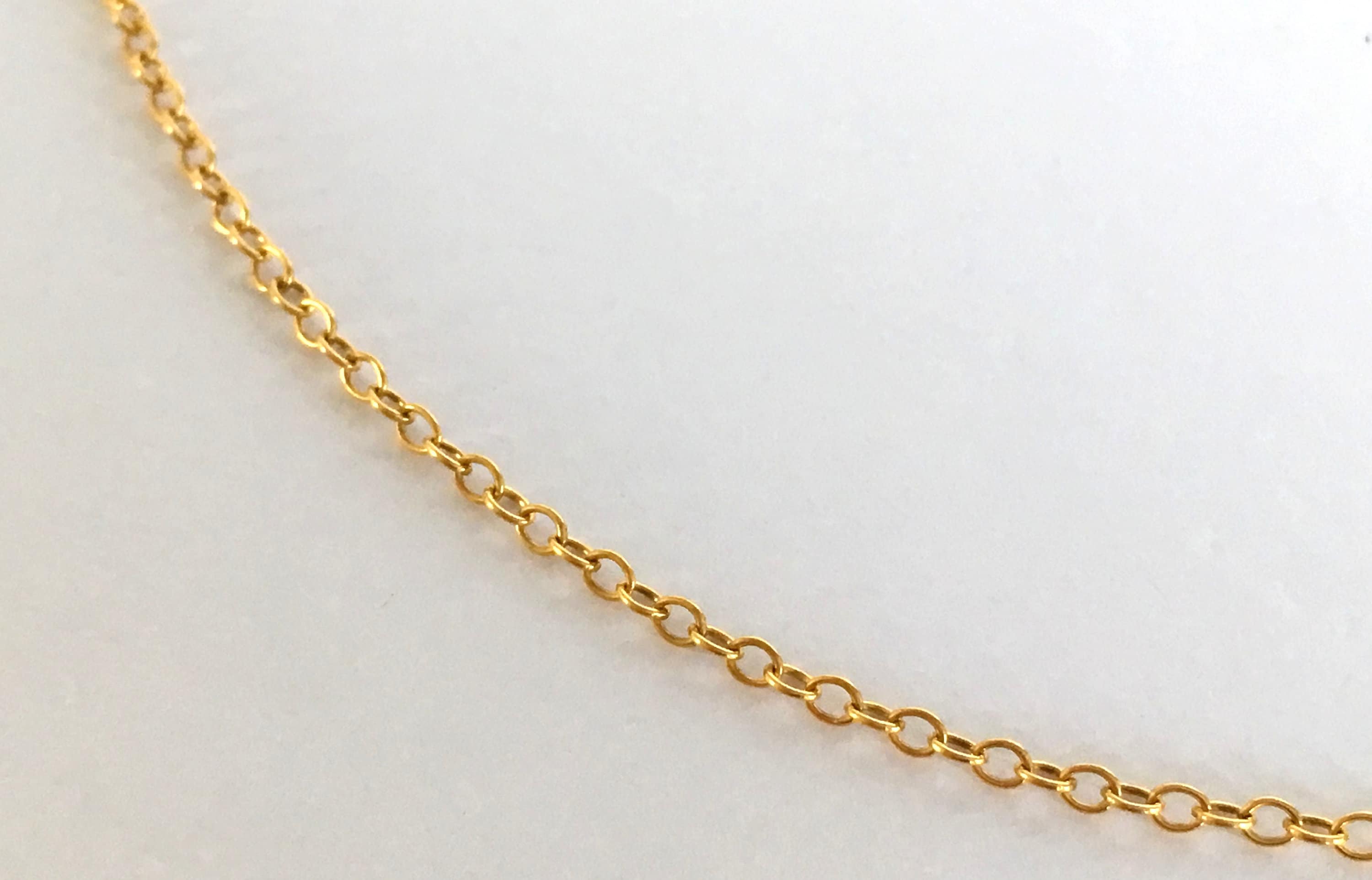50 cm 14K Gold Filled Chain Necklace / 19.7 Inch Long Fine Etsy