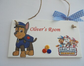 Paw Patrol Door Sign Dog door sign Girl Door Sign Paw Patrol Welcome Sign Paw Patrol Door Hanger,Paw Patrol Birthday