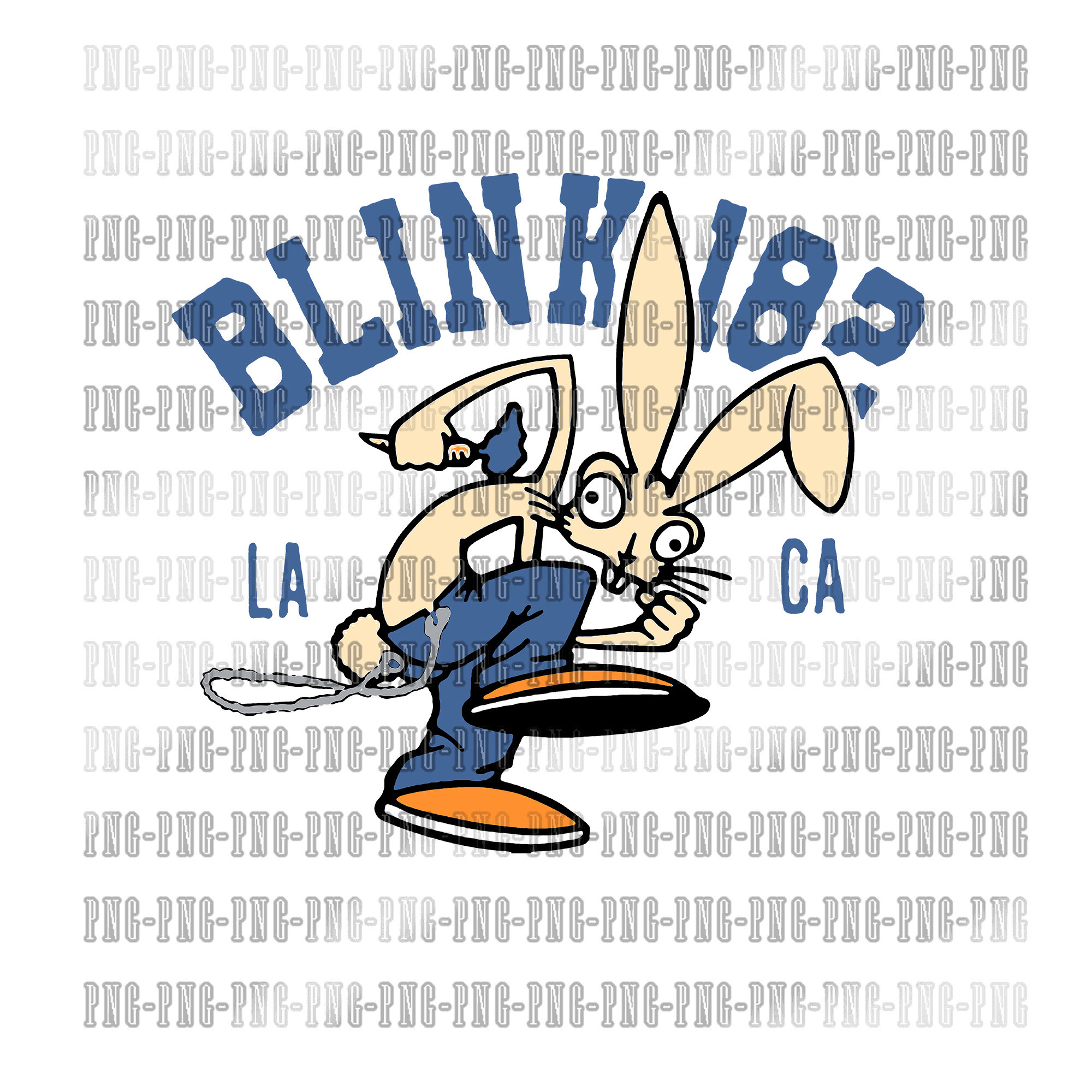 PNG Blin-k Rock Band Bun-ny 182 Download Design Rab-bit - Etsy