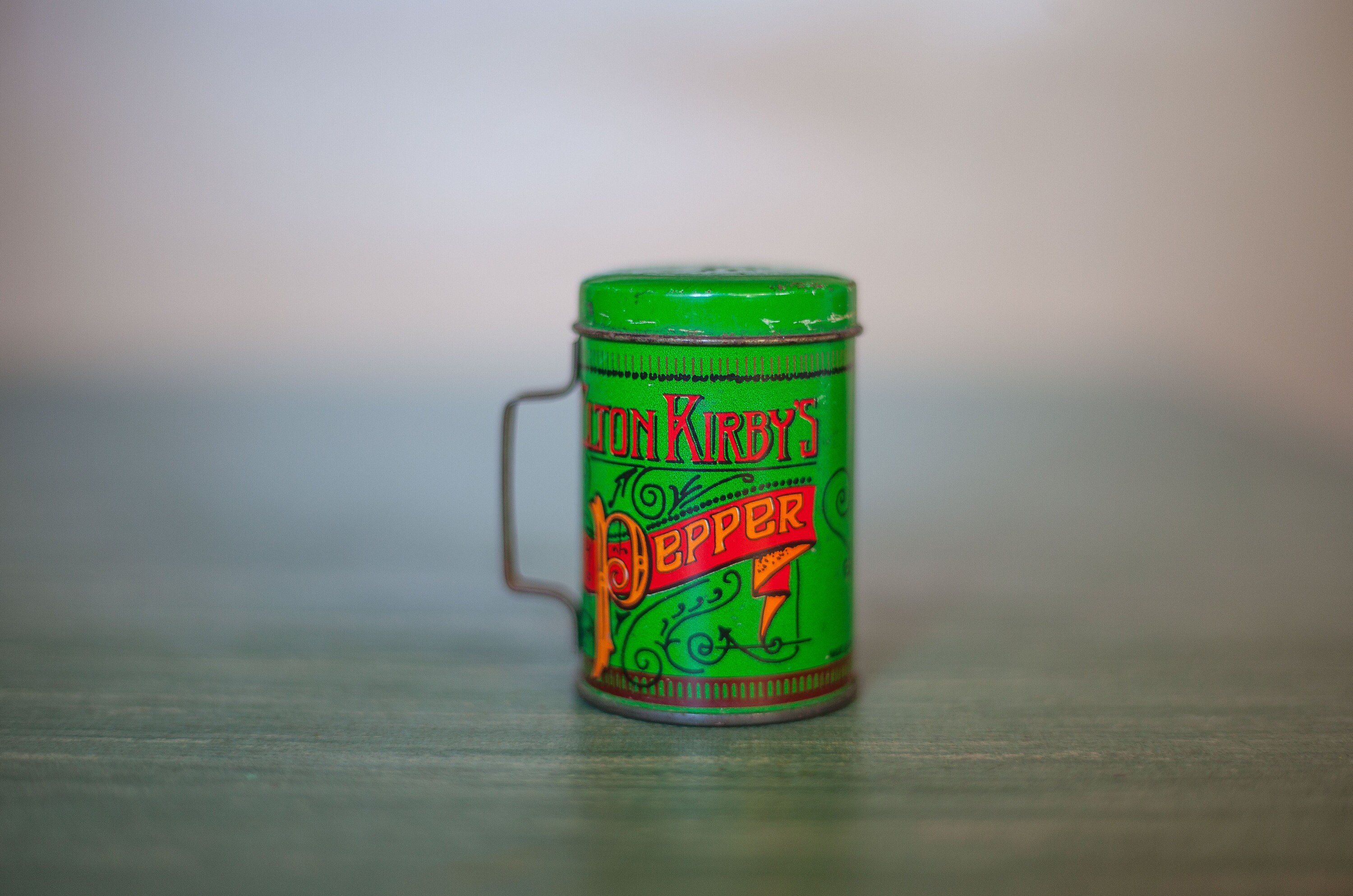 Poivrière Vintage, Poivre Elton Kirby's Pepper, Vintage Tin, Pepper, Collection, Kitchenware