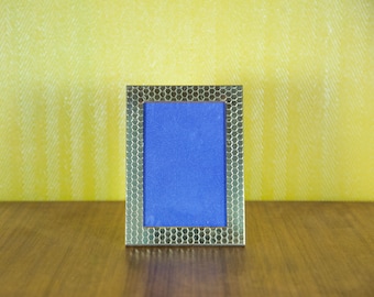 Vintage photo frame, photo stand, brass frame, tabletop frame, framed photo, interior decoration, home decor, frame