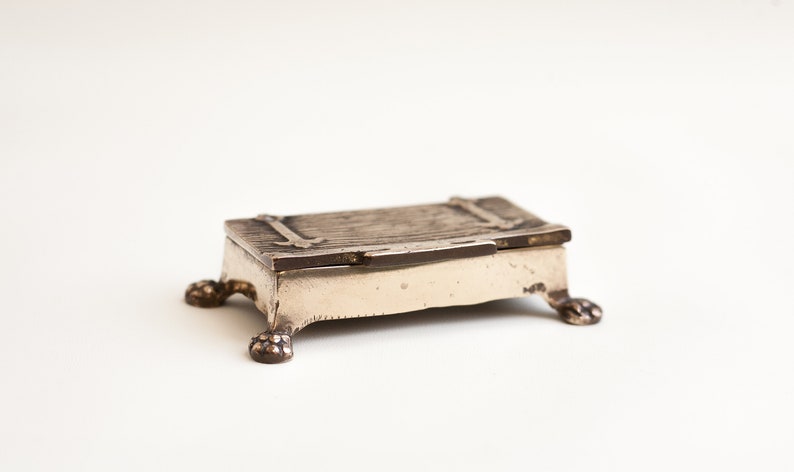 brass matches treasure Jewelry vintage storage jewelry box jewelry display box treasure chest box stamps jewel box brass