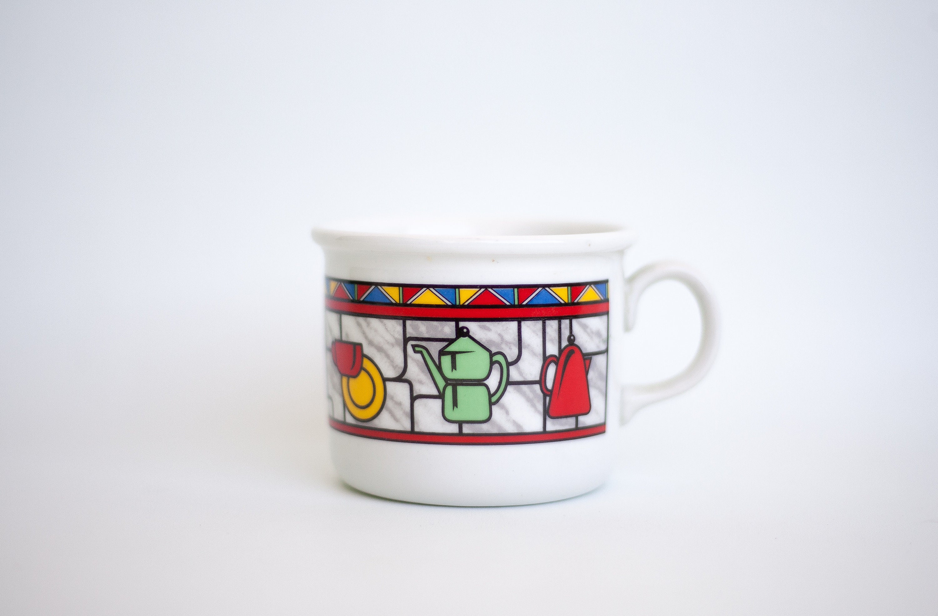 Mug Vintage, Cipa Italy, Mug Porcelaine, Coloré, Decor Cuisine, Anniversaire, Collection, Ceramique 