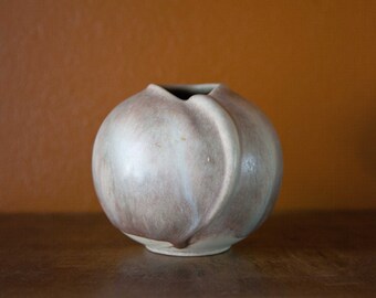 Petit vase boule vintage, vase céramique , décoration intérieur, pottery, home decor