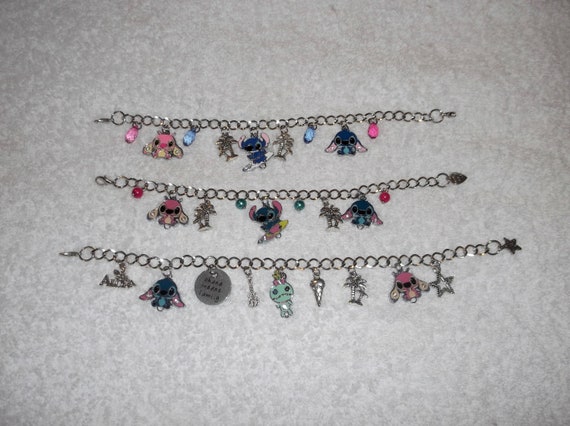 stitch charm bracelet