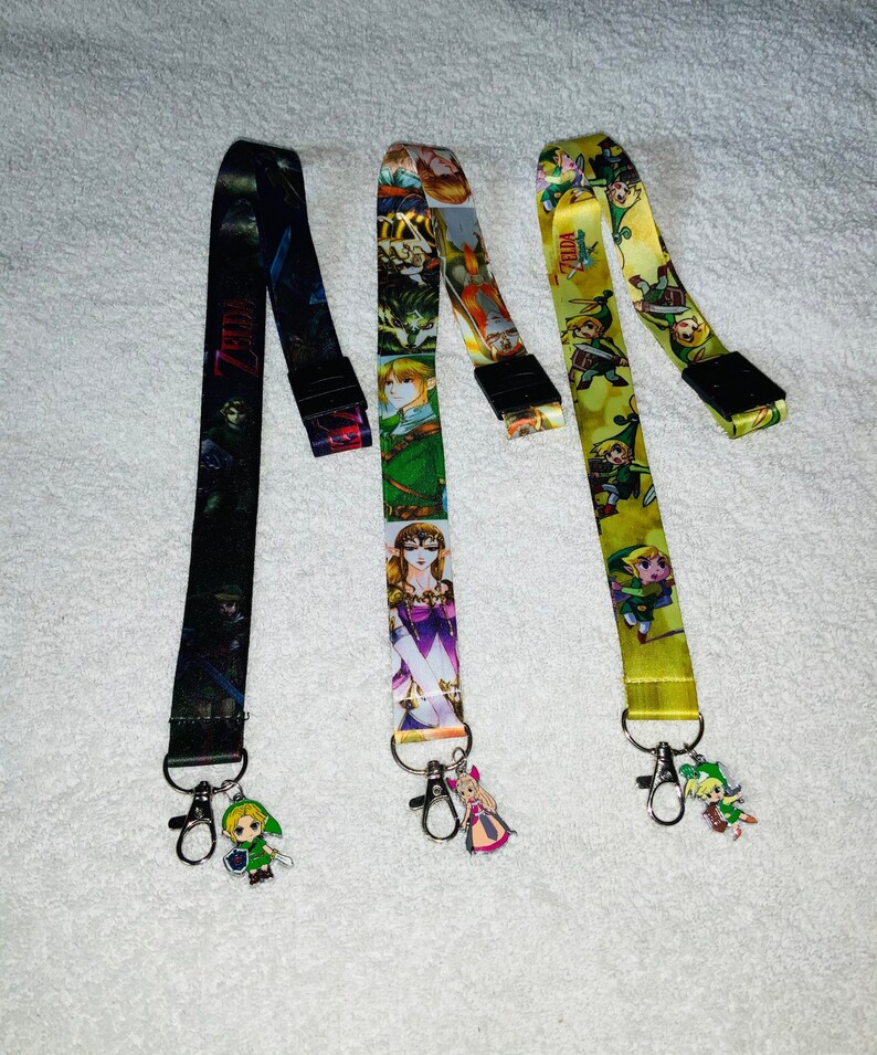 LANYARD Inspired by Popular VIDEO Game Characters with Safety Etsy