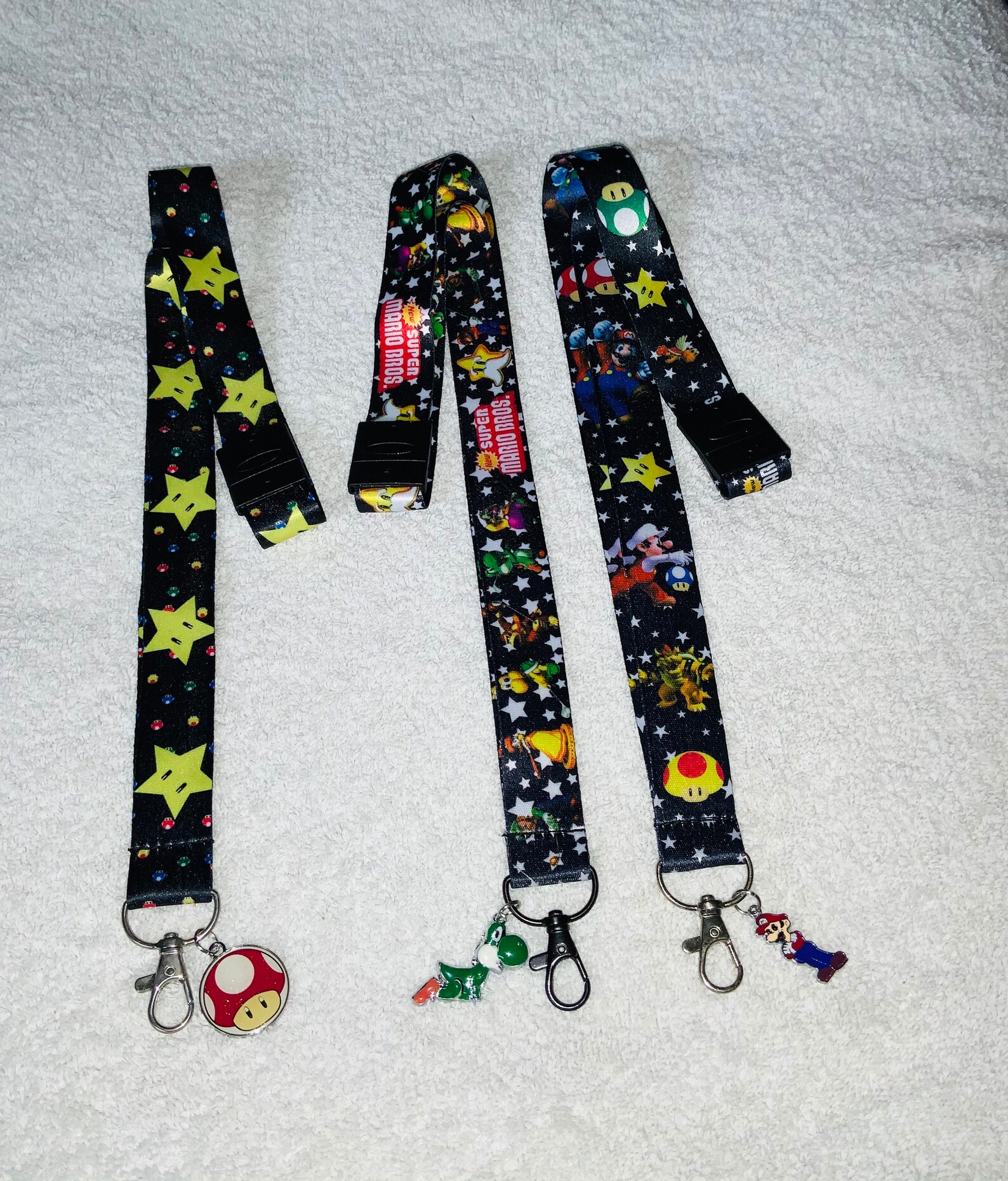 LANYARD Inspired by Popular VIDEO Game Characters with Safety Etsy
