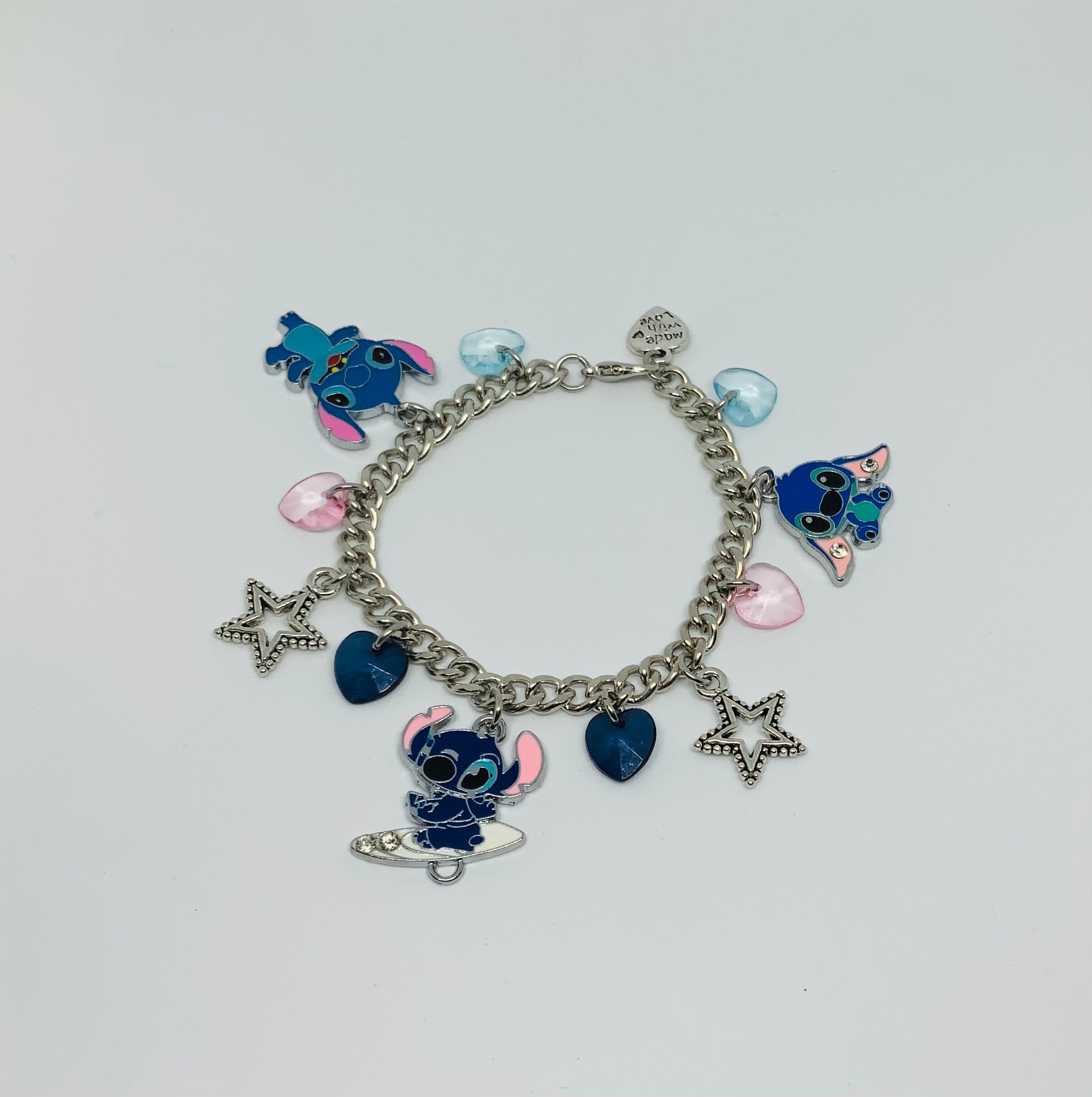 STITCH Inspired Traditional Style Charm Bracelet Etsy
