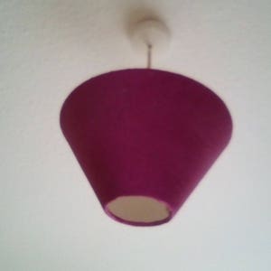 Fuscia pink glitter lampshade