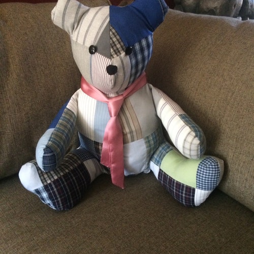 Memory Bears Keepsake Teddy Bears Custom Made From Your Loved - Etsy