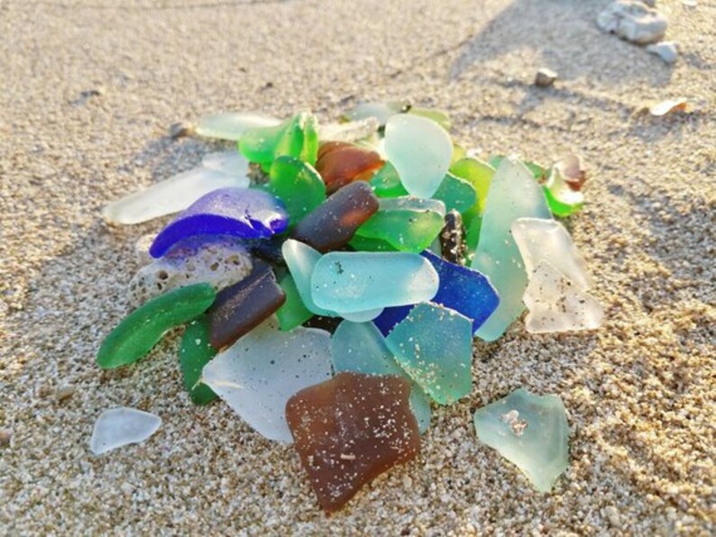 CARIBBEAN GENUINE Sea Glass Sea Glass Sea Stone Sea Glass Etsy
