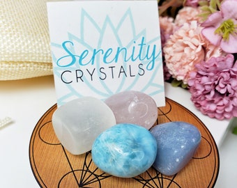 Anxiety Relief Gift For Her & Him, Unique Present, Healing Crystals And Stones, Witchy, Stress Relief, Reiki, Gifts Under 25, Home Decor
