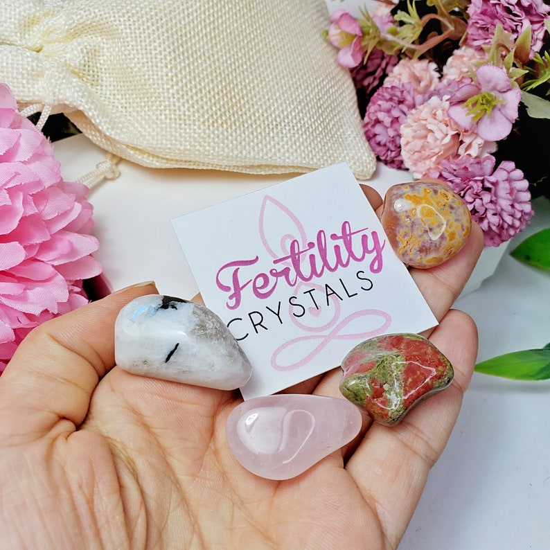 FERTILITY CRYSTALS Fertility Fertility Crystals Set Etsy