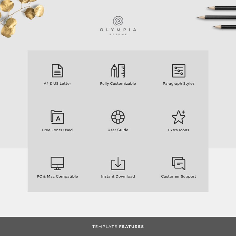 Professional Resume Template for Word & Pages, Modern Marketing Resume, Mac or PC, Creative CV, Cover Letter, Instant Download, Tamara