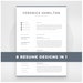 Professional Resume Template | 1 and 2 Page Resume | Modern CV Template for Word | Mac & PC | Instant Download | Cover Letter | Veronica 