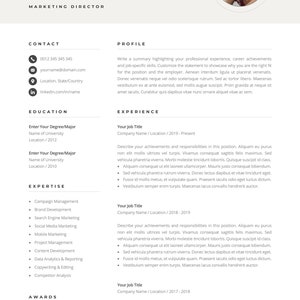Creative Resume Template With Photo Elegant Design Modern Photo CV for ...