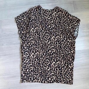 Vestido estampado de leopardo de Together Anthropologie, talla M imagen 6