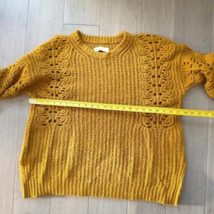 Anthropologie | Pilcro Oversized Knit Sweater | Lace Detail image 6