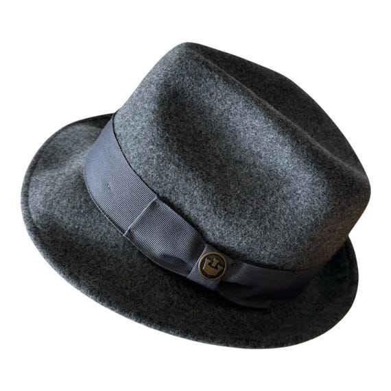 Goorin Bros Gray Wool Fedora Style Hat Size M - Etsy display picture 1