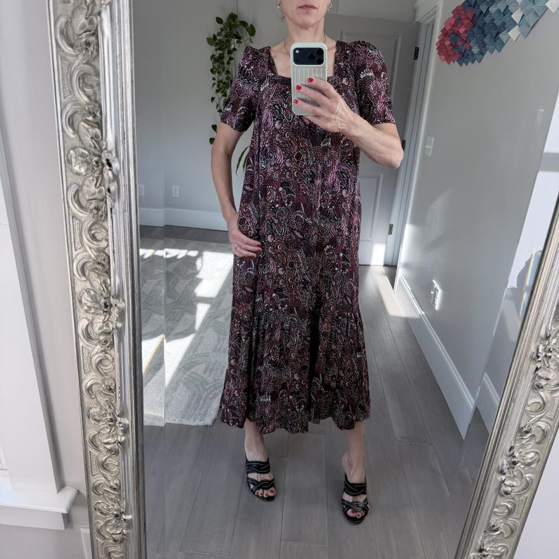 Maeve Paisley Print Midi Dress Size Small image 1