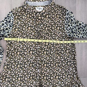 Anthropologie Holding Horses overhemd met bloemenprint en knoopsluiting Maat S afbeelding 7