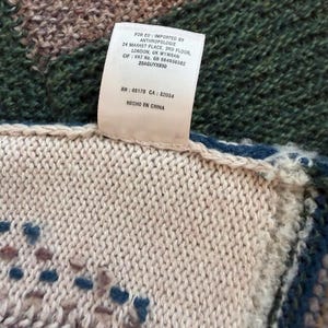 Anthropologie Sleeping on Snow Patchwork Knit Sleeveless Dress Size S Bild 3