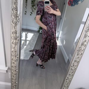 Maeve Paisley Print Midi Dress Size Small image 2