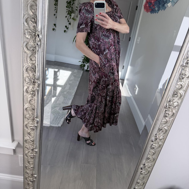 Maeve Paisley Print Midi Dress Size Small image 2