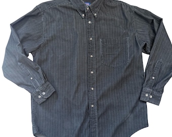 Pendleton Long Sleeve Shirt Houndstooth Print Size M