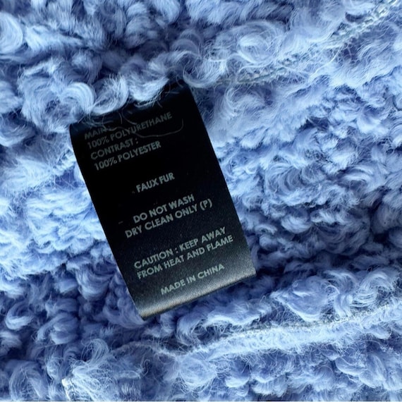 Unreal Fur Corfu Lilac Faux Fur Leather Zip-Up Ja… - image 9