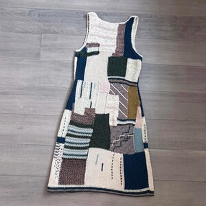 Anthropologie Sleeping on Snow Patchwork Knit Sleeveless Dress Size S Bild 8