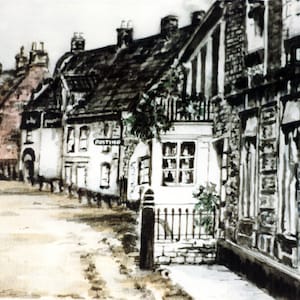 Walknochenhaus in Cley-next-the Sea, Norfolk - Qualitätsdrucke und personalisierte Grußkarten eines Originalgemäldes von Karin Hocher