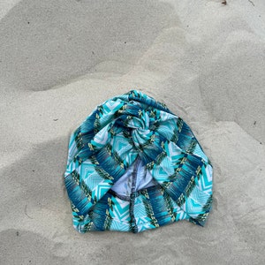 Swim turban caps