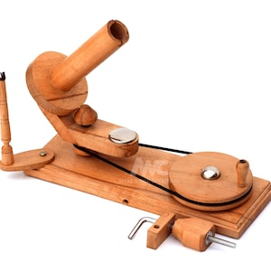 Yarn Winders - Beachwood Center Pull Ball Spinner for Knitters & Crocheters - Yarn Organizer Tool - Knitting Yarn Winder - Yarn Ball Spinner