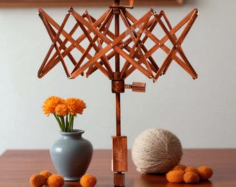 Wooden Yarn Swift | Adjustable Umbrella Skein Holder