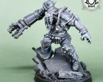 The Brute - Cyborg Stim Berserker: Post-Apokalyptische Resin Miniatur (IOL Minis)