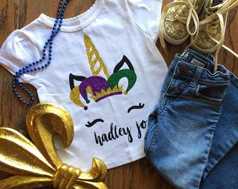 Unicorn Mardi Gras Shirt