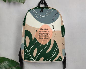 Faith is the Assurance, Christian Backpack, Free Shipping