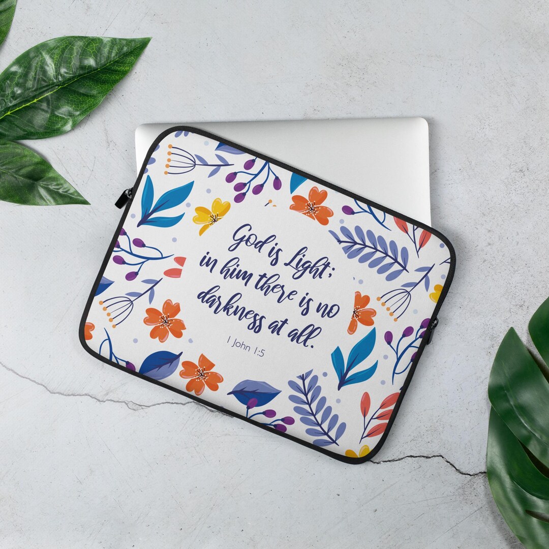 God is Light, Christian Laptop Sleeve - Etsy
