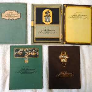 Flags and Leaders Vintage Books - 1922 - 1938 - John Hancock Life Insurance Publishers